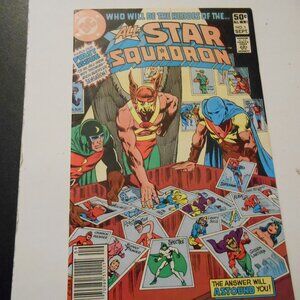 ALL STAR SQUADRON # 1  NEWSSTAND  COVER BY BUCKLER AND GIORDANO   BY ROY THOMAS